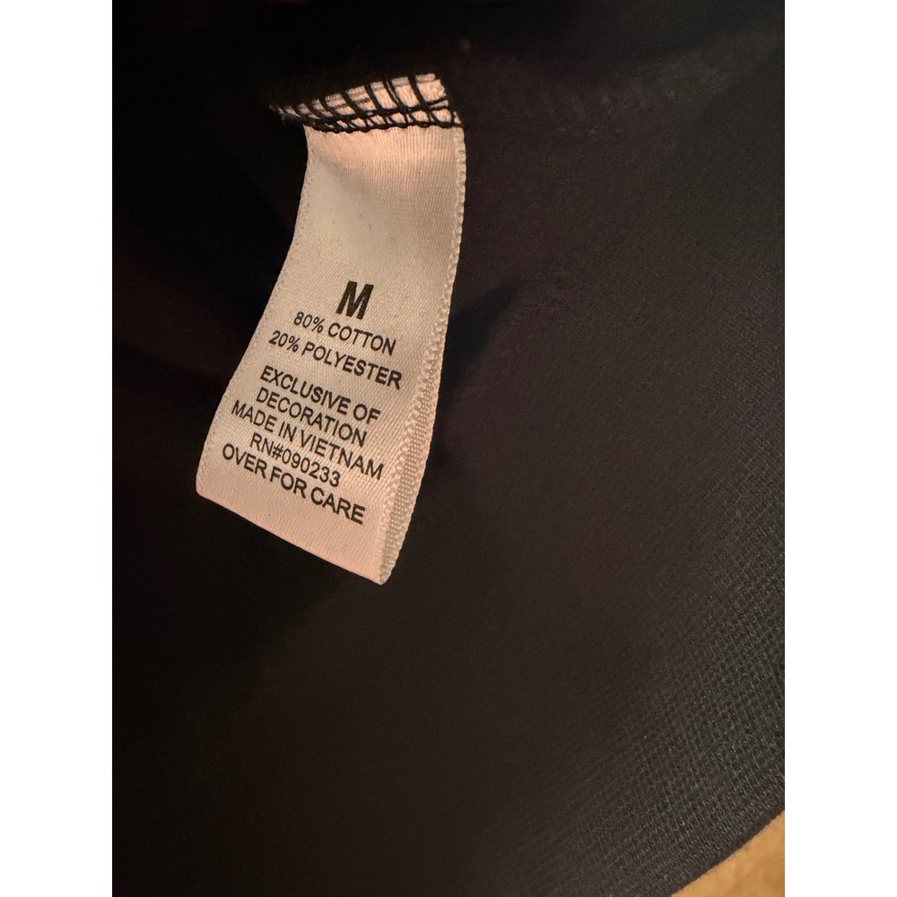 Ford PacSun Hoodie Mens Medium Black Zip Up Sweatshirt New Oversized Graphic - Picture 11 of 11